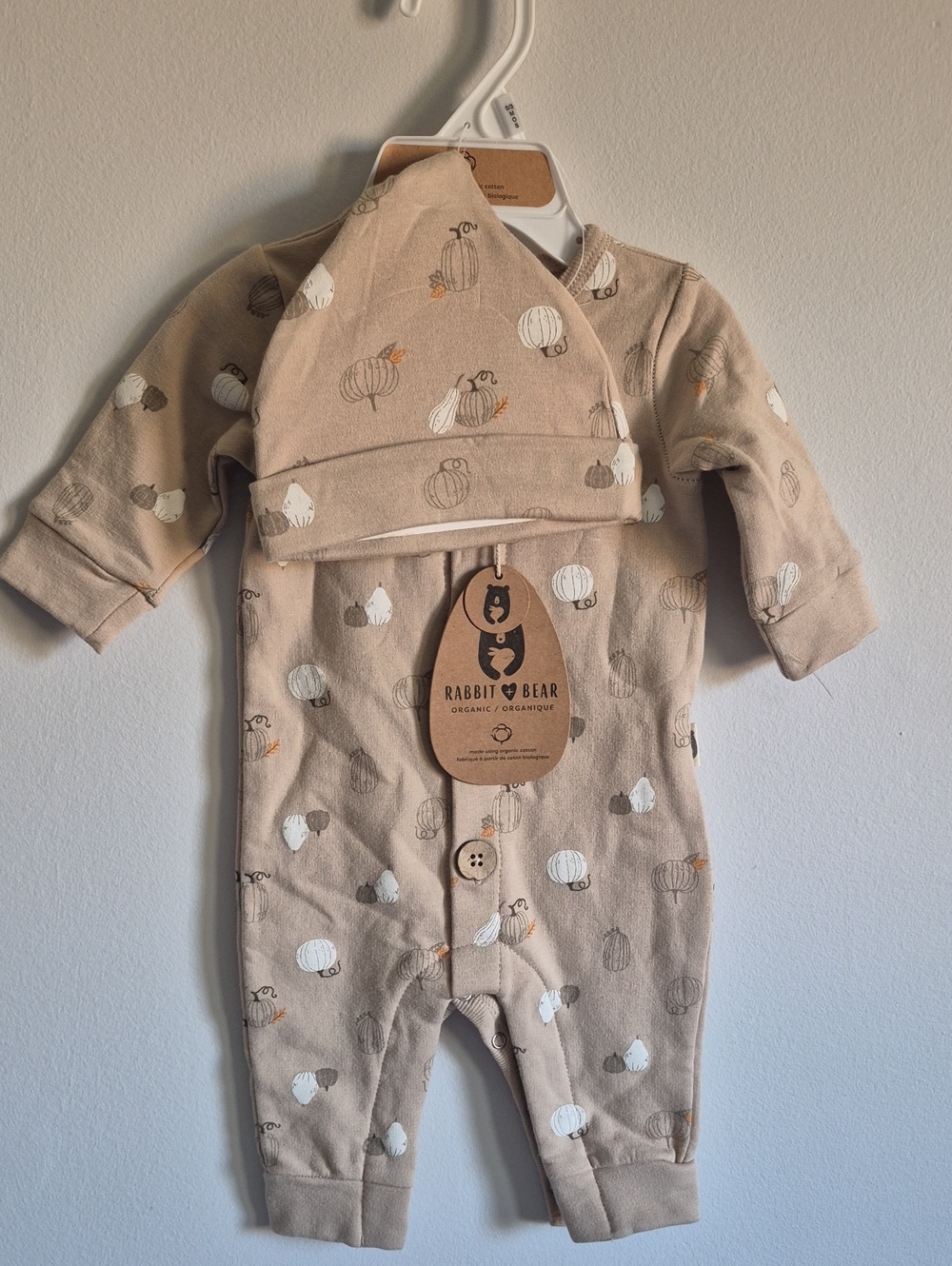 Rabbit & Bear Organic Cotton Halloween Sleeper Set